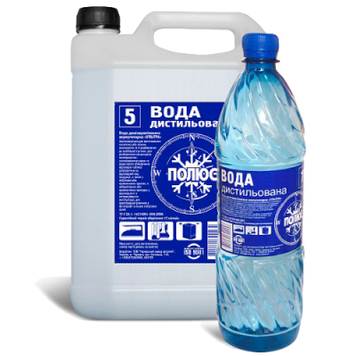 Дистиллированная вода 5л
