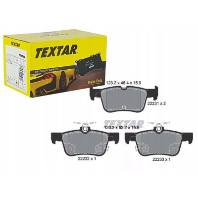 Тормозные колодки задние TEXTAR