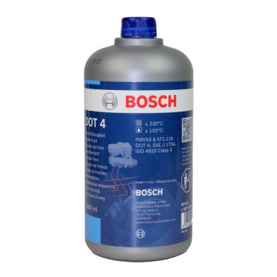 Тормозная жидкость DOT-4 1л. BOSCH